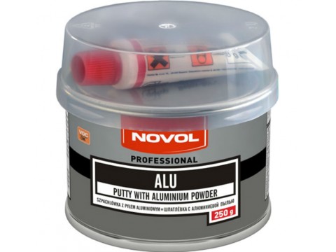 ΣΙΔΗΡΟΣΤΟΚΟΣ NOVOL ΜΕ ΡIΝΙΣΜΑΤΑ ΑΛΟΥΜΙΝΙΟΥ ALU PUTTY  0.75kg